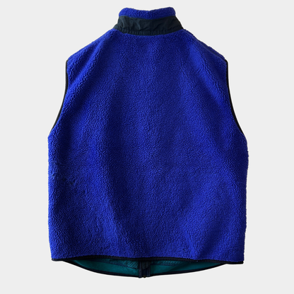 90's Patagonia パタゴニア 初期型レトロx フリースベスト ブルー(XXL)/C0099V-SO