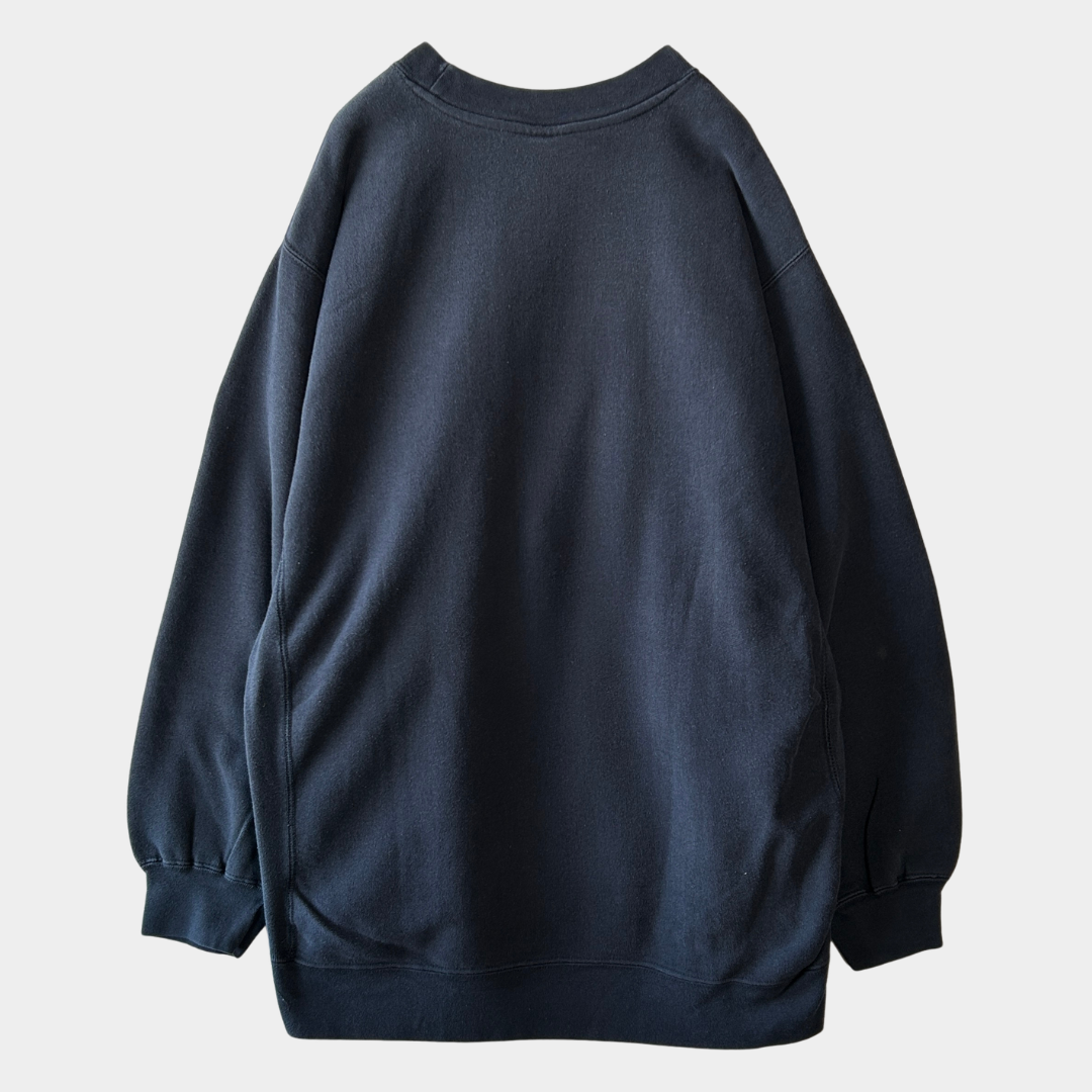 90~00's MV sport Pro-weave 米軍 U.S. NAVY 海軍 リバースウィーブタイプ スウェットシャツ 紺 (XL)/B3108S-SO