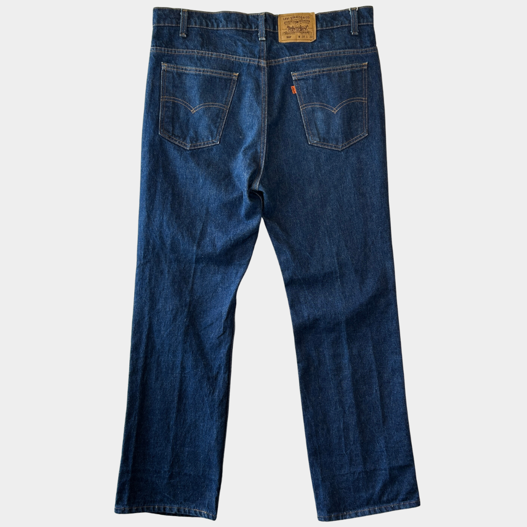 90's Levi's リーバイス 517 デニムパンツ ブーツカット インディゴ(38×30)/C1197P-SO