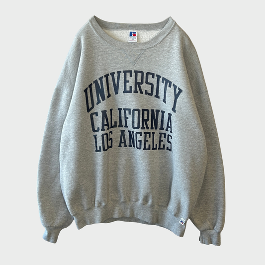 90's Russell Athletic ラッセル UNIVERSITY CALIFORNIA LOS ANGELES カレッジ スウェット グレー (XXL) /A8447S-SO