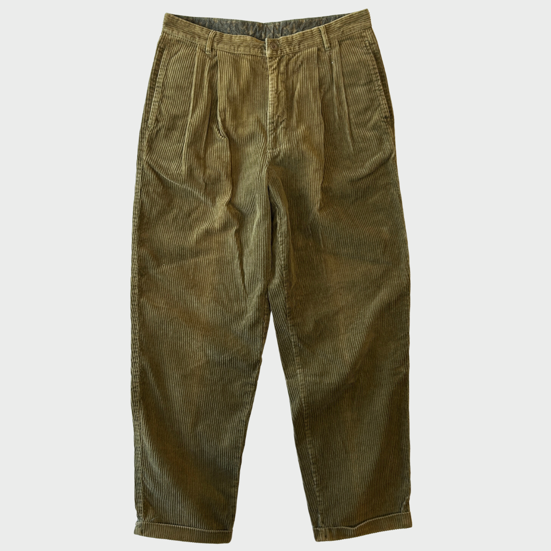 90's GAP ギャップ  コーデュロイ パンツ カーキ (W34/L30) /B1372P-SO