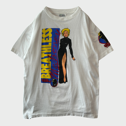 90's Dick Tracy ブレスレス・マホニー Madonna プロモーションTシャツ 白(XL)/B3050T-SO