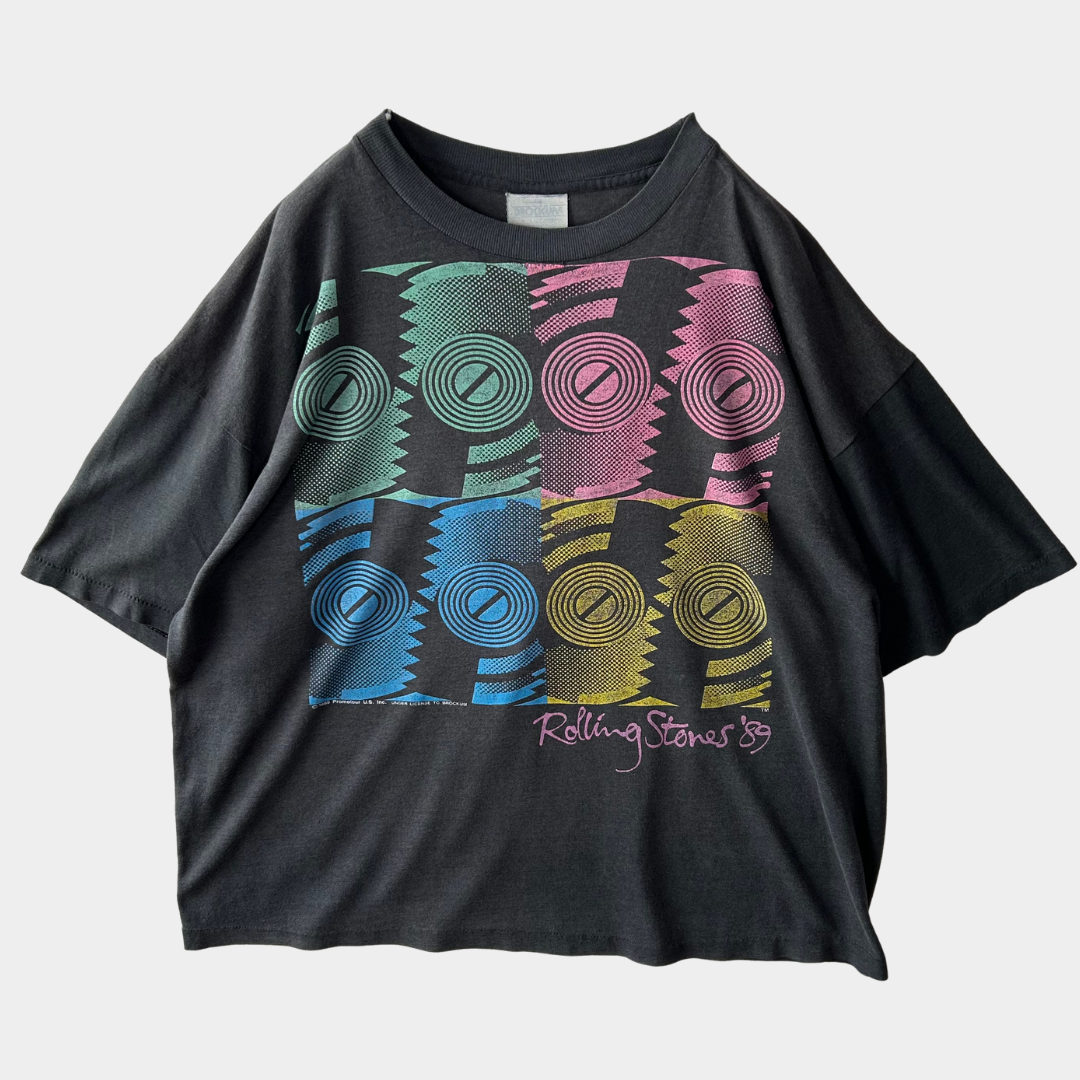 80's Rolling Stones THE NORTH AMERICAN TOUR 1989 (XL)/A6952T-SO