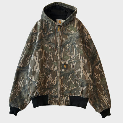90's Carhartt カーハート アクティブジャケット リアルツリー柄 (M)/B4283J-SO
