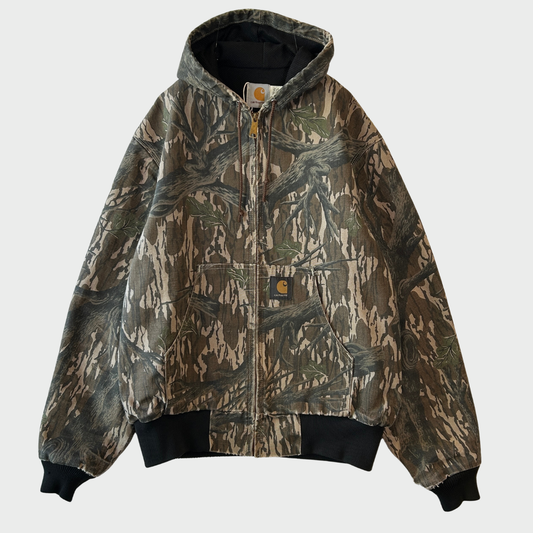 90's Carhartt カーハート アクティブジャケット リアルツリー柄 (M)/B4283J-SO