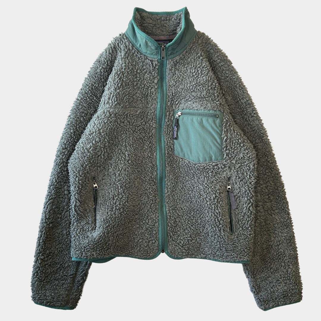 00's Patagonia パタゴニア クラシック レトロカーディガン チャコールヘザー/アスペン (M)/C0095F-SO