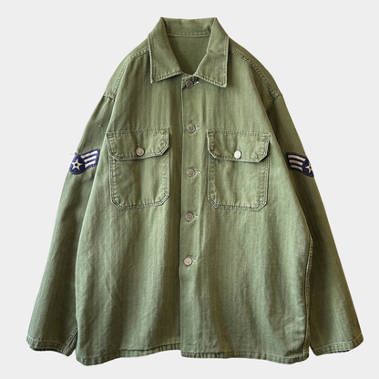 40's U.S.ARMY M-47 HBT Jacket １３スターボタン ミリタリー (about 40)/C1016SH-SO