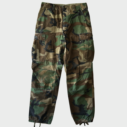 80's U.S.ARMY "HOT Weather"ウッドランドカモ コンバットカーゴパンツ (S-R)/B2337P-SO