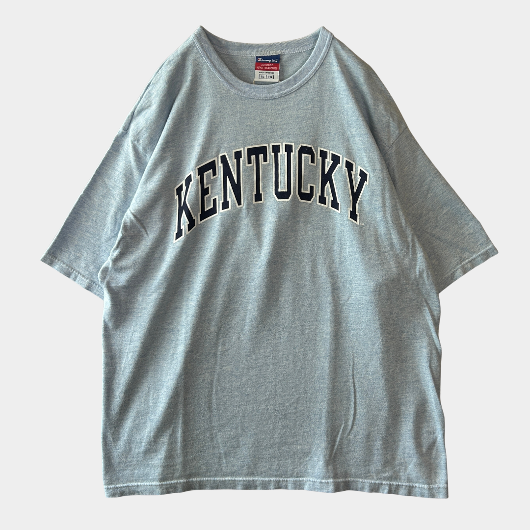 00's Champion チャンピオン KENTUCKY カレッジTシャツ 水色(XL)/C0959T-SO