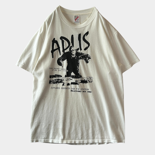 90's APLIS(応用物理学研究所氷上観測ステーション) Tシャツ Jerzees(L)/C0805T-SO