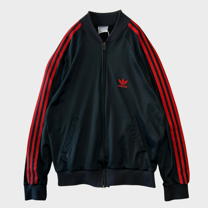 80's adidas ATP アディダス トラックジャケット トレフォイル ブラック(M)/A9900J-SO