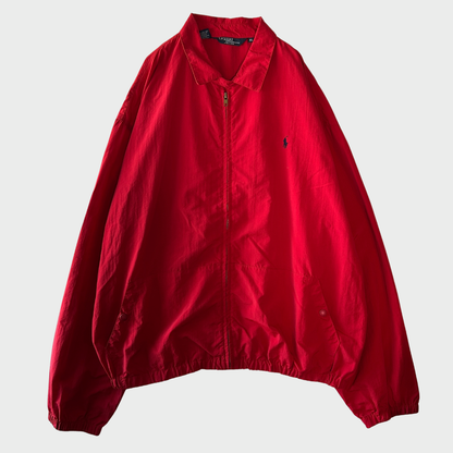 80's Polo by Ralph Lauren ナイロンスウィングトップ 赤(XL)/B2361O-SO