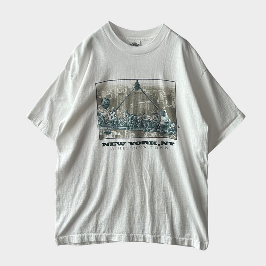 90's ACME CLOTHING CO.  ルーニーテューンズ プリントT 白 (XL)/B2152T-SO