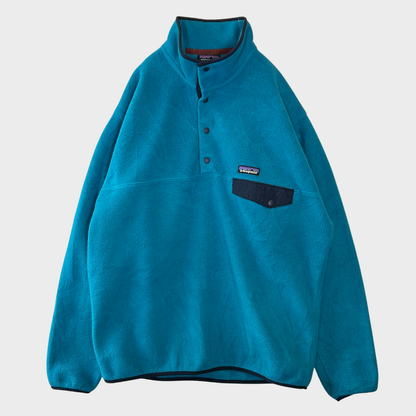 00's Patagonia シンチラスナップT フリースジャケット ターコイズブルー (L)/B3161F-SO