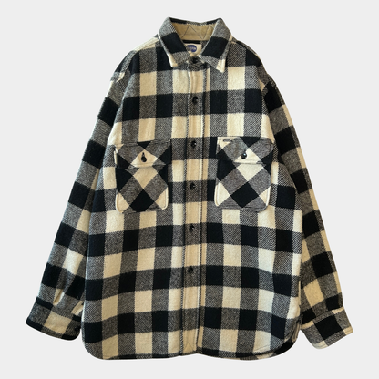 60's PILGRIM ピルグリム バッファローチェックシャツ マチ付き ブロックチェック　/C0626SH-SO