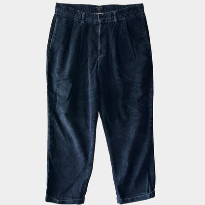 00's DOCKERS タック入り コーデュロイパンツ 紺 (36×32)/B4091P-SO
