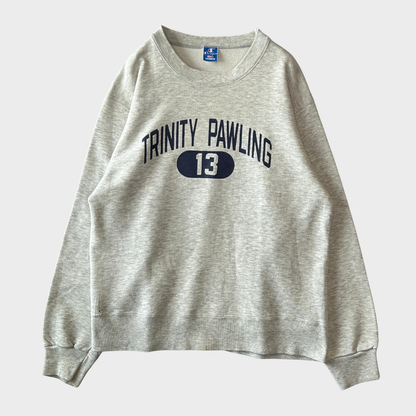 90's Champion チャンピオン TRINITY PAWLING カレッジスウェット グレー (L) /B3463S-SO