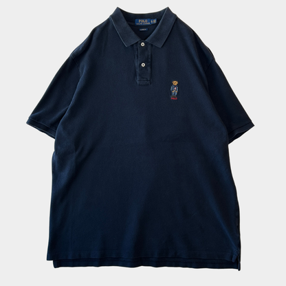 POLO RALPH LAUREN Classic Fit ポロベア ポロシャツ 紺 (XL)/B1987S-SO