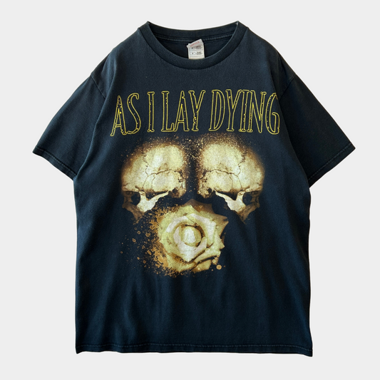 00's AS I LAY DYING アズ・アイ・レイ・ダイング アルバムジャケット バンドTシャツ 黒(L)/A7614T-SO