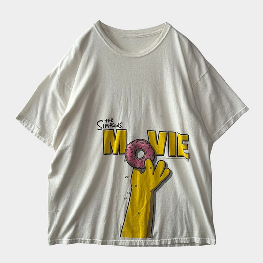 00's THE SIMPSONS MOVIE シンプソンズ Tシャツ ムービーT 白/B1951T-SO
