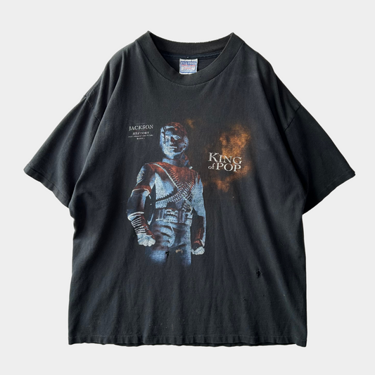 90's Michael Jackson "HISTORY PAST,PRESENT AND FUTURE BOOK１"Tシャツ 黒(XL)/A6677T-SO