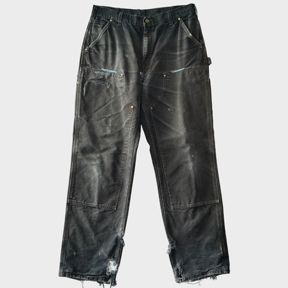 00's Carhartt カーハート ダブルニー ブラック (36×34)/A8364P-SO