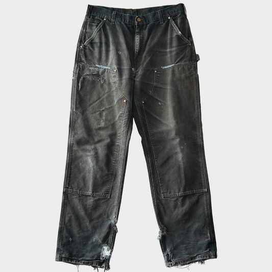 00's Carhartt カーハート ダブルニー ブラック (36×34)/A8364P-SO