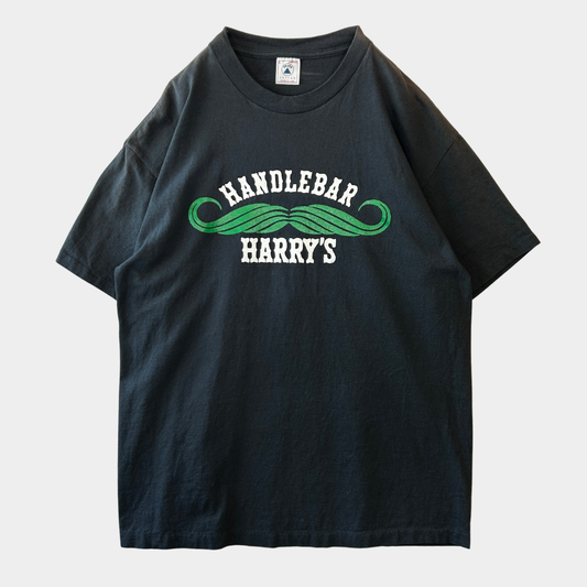 90's Delta HandleBar Harry's ショップTシャツ シングルステッチ USA製 黒 (L)/C0913T-SO