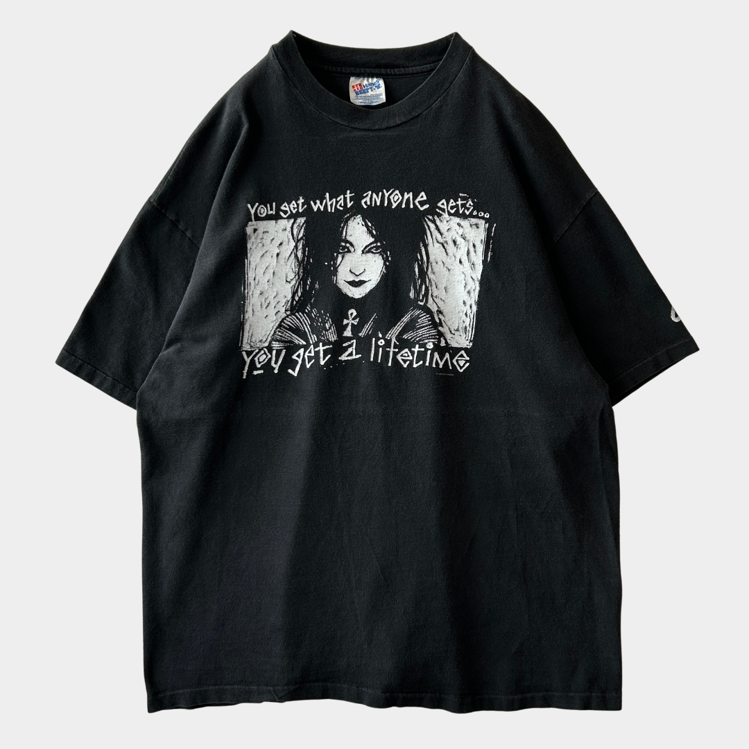 90's DC COMICS The Sandman ”Death" Tシャツ サンドマン アメコミ 黒(XL)/C1033T-SO