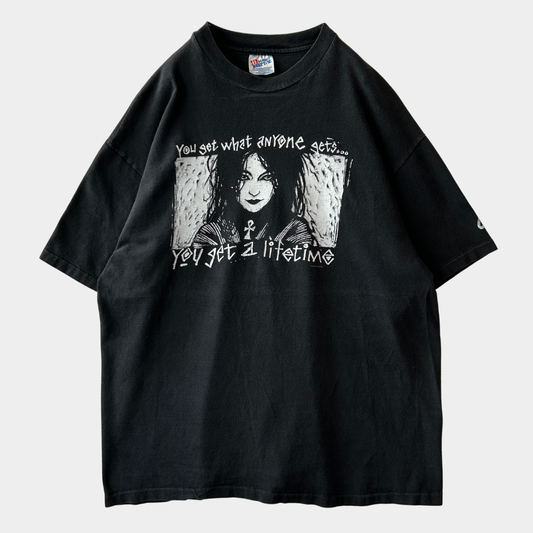 90's DC COMICS The Sandman ”Death" Tシャツ サンドマン アメコミ 黒(XL)/C1033T-SO