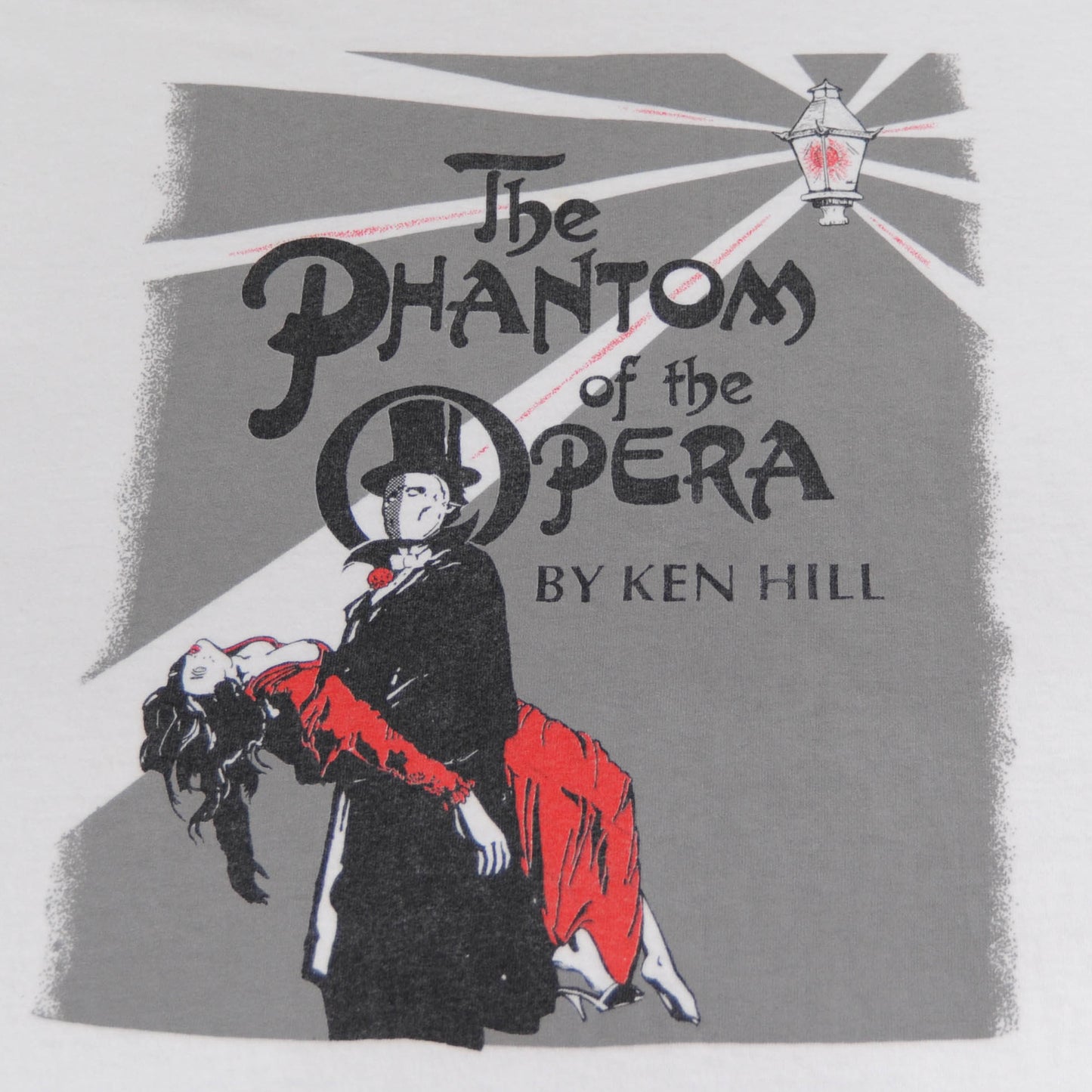 90's THE PHANTOM OF THE OPERA オペラ座の怪人Tシャツ 白 (L)/A3535T-SO