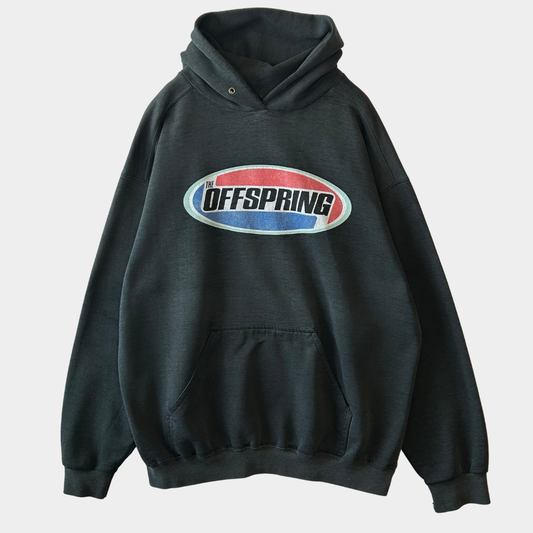 90's THE OFFSPRING オフスプリング ロゴフーディー パーカー 　バンド 黒 /A9751S-SO