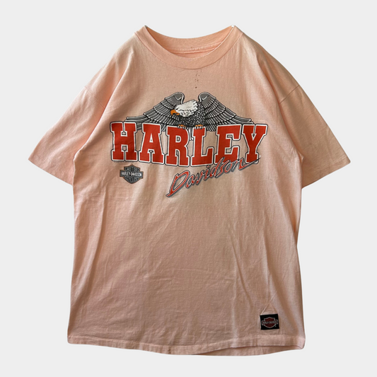 90's HARLEY DAVIDSON "COLBOCH Morristown Tenn" Tシャツ ピンク (不明)/A6487T-SO