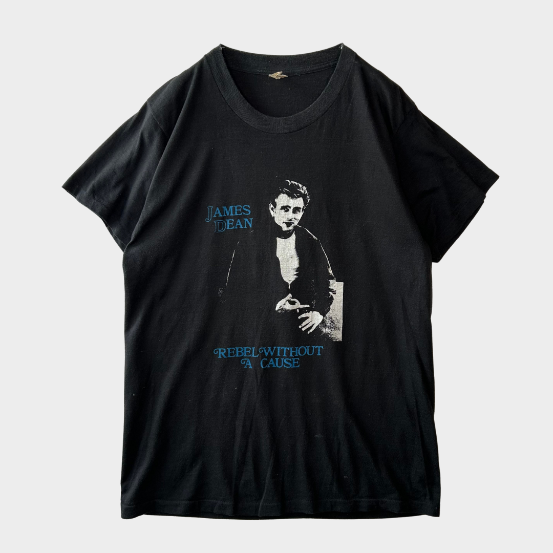 80's JAMES DEAN "REBEL WITHOUT A CAUSE" [理由なき反抗] Tシャツ (L)/A6997T-SO