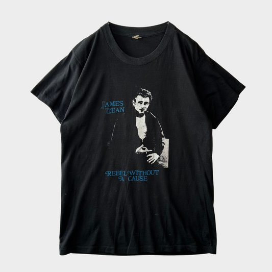 80's JAMES DEAN "REBEL WITHOUT A CAUSE" [理由なき反抗] Tシャツ (L)/A6997T-SO
