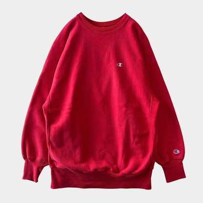 90's Champion ReverseWeave リバースウィーブ スウェット 赤 フェード(XL)/C1439R-SO