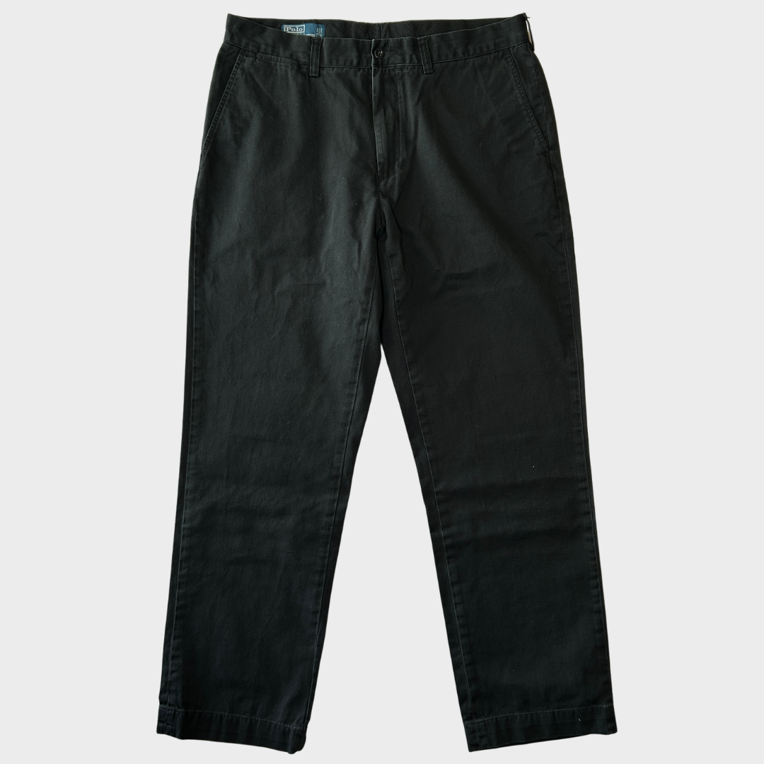00's Ralph Lauren ラルフローレンポロチノ PRESTON PANT ブラック (W36/L34) /A9080P-SO