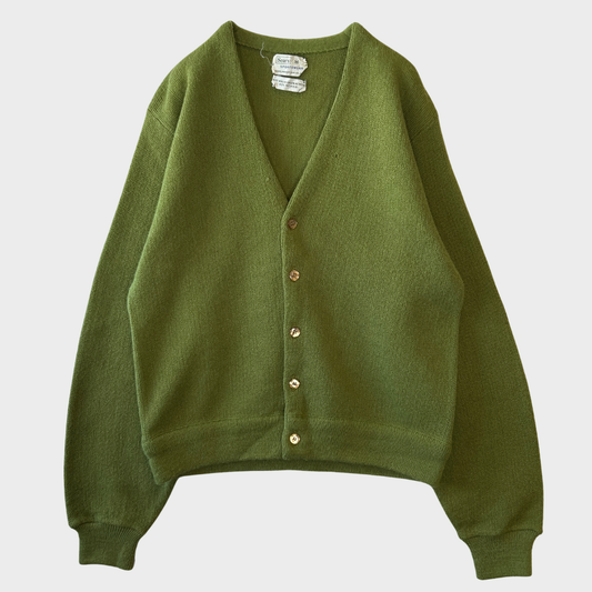 60's Sears モヘアカーディガン グリーン (M)/A8196K-SO