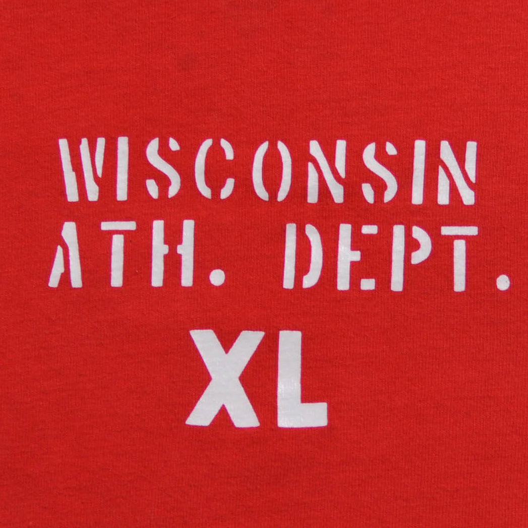 90's champion "WISCONSIN ATH. DEPT." Tシャツ(XL)/A3770T-O