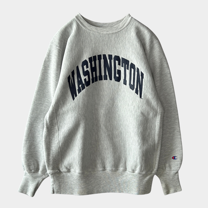 00's Champion Reverse weave リバースウィーブ "Washington" カレッジスウェット 白 (L)/C0677S-SO