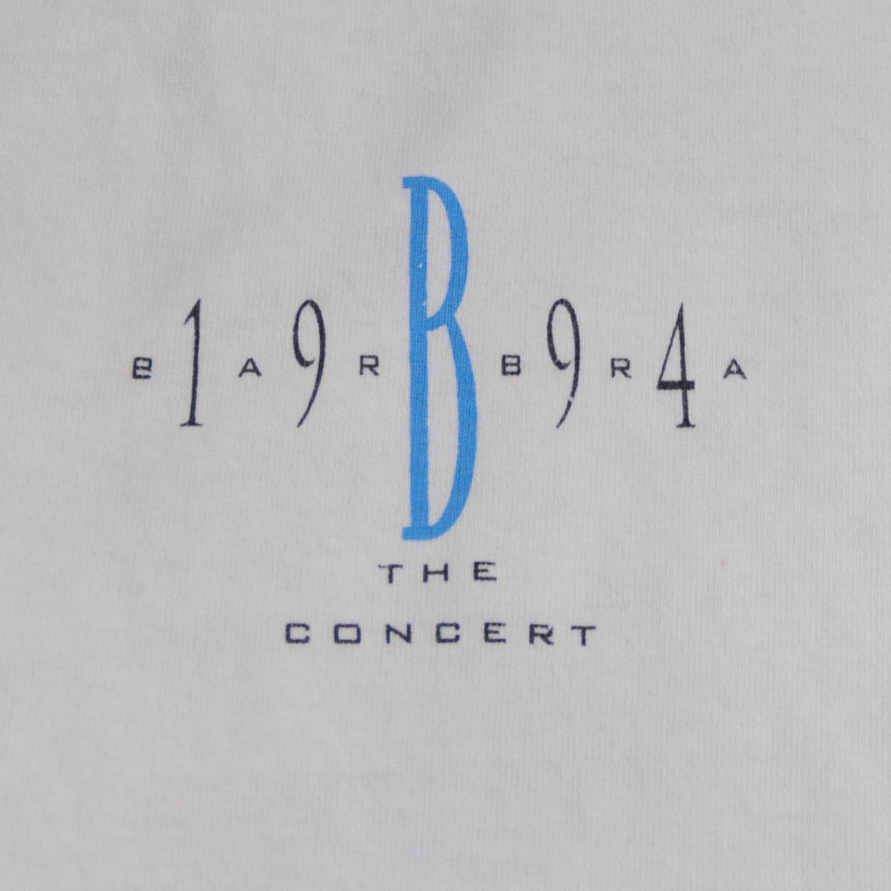 90's Barbra Streisand コンサートTシャツ 白 (L)/A3885T-SO