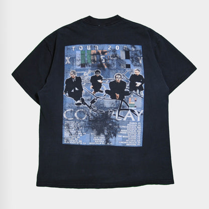 COLD PLAY 2005tour Tシャツ　黒(L)/A3588T-S