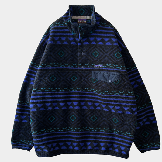 2016 Patagonia パタゴニア スナップT フリースプルオーバー ”Tribal Geo"(L)/C1530F-SO