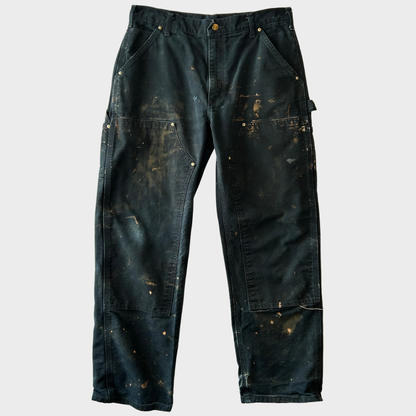 00's Carhartt カーハート ダブルニー ペインターパンツ B01 BLK ブラック (W33/L30) /B3728P-SO