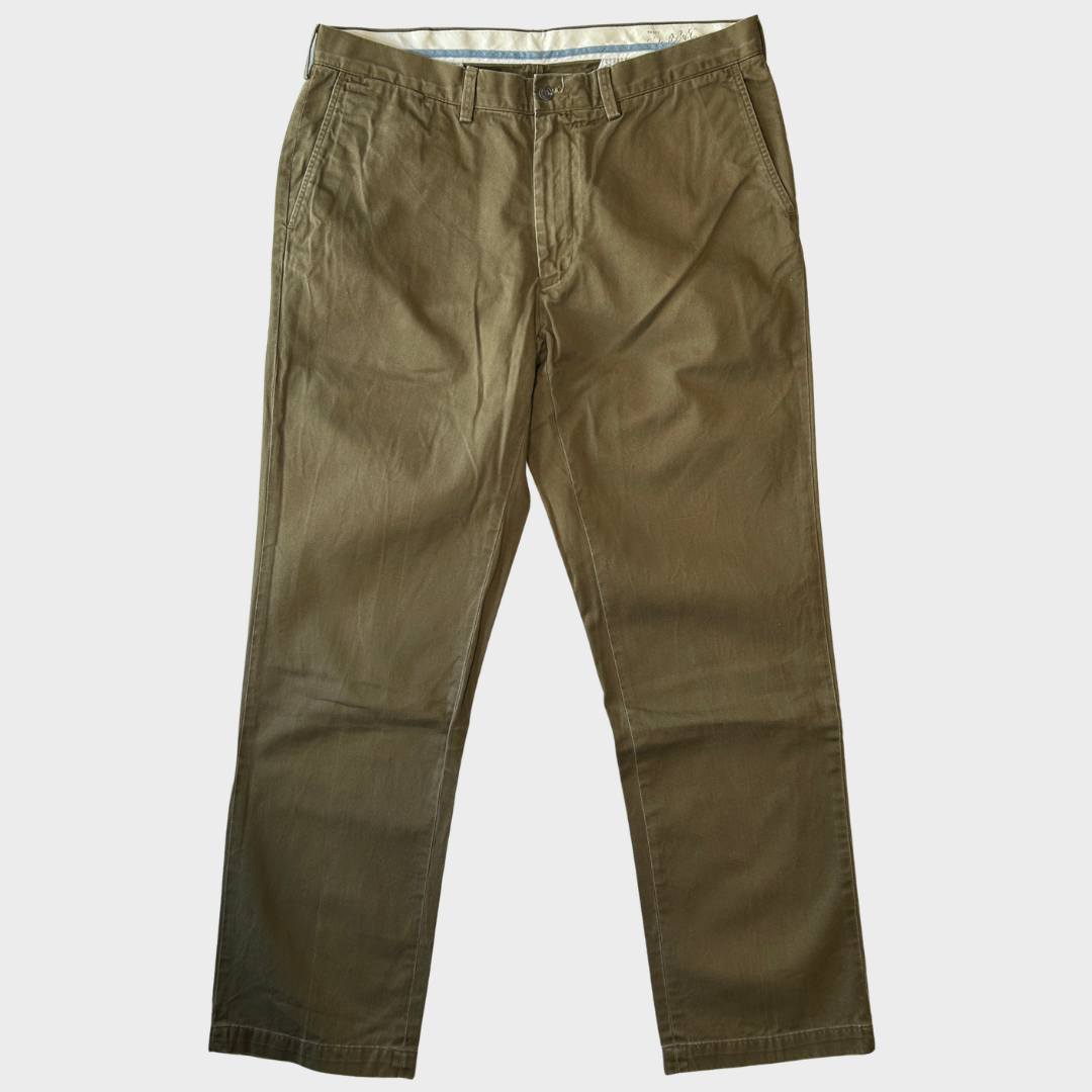 00's Polo Ralph Lauren ラルフローレン Classic Fit ポロチノ パンツ ブラウン (36×32)/A9065P-SO