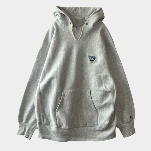 80's Champion Reverse Weave リバースウィーブ マサチューセッツ州警察 スウェットフーディー (XL)/C0770R-SO