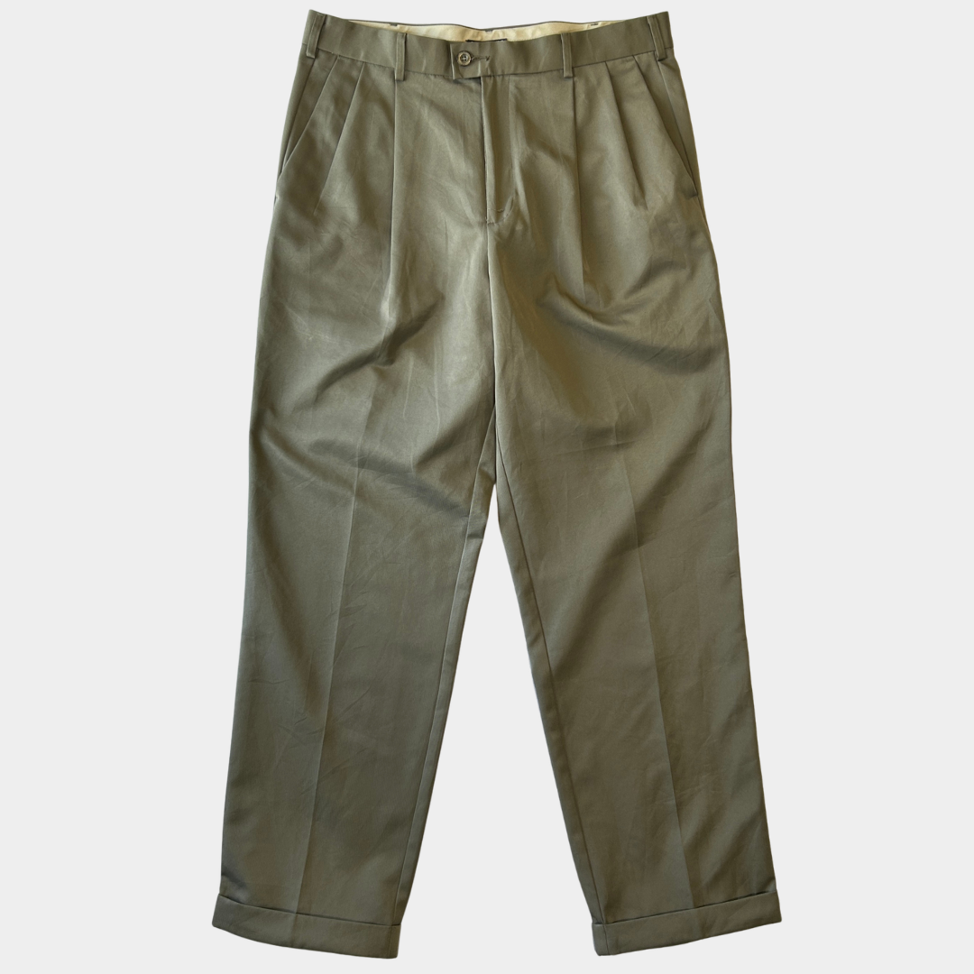 00's Dockers ドッカーズ ２タック スラックス リーバイス オリーブ(34×32)/A9072P-SO