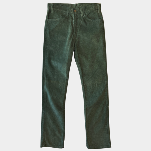 80's Levi's 519-1532 コーデュロイパンツ グリーン(33×34)/A0385P-SO