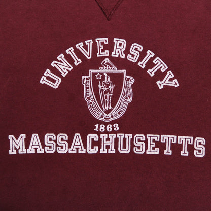 90's champion "UNIVERSITY MASSACHUSETTS" スウェット (XL)/A2628S-SO