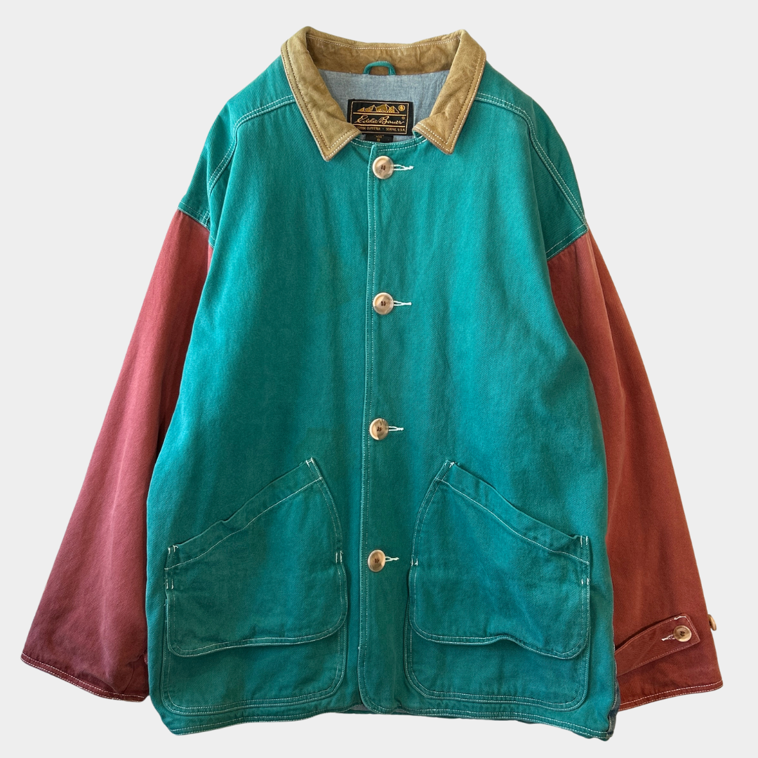 80's Eddie Bauer エディーバウアー ハンティングジャケット マルチカラー(S)/A0038J-SO
